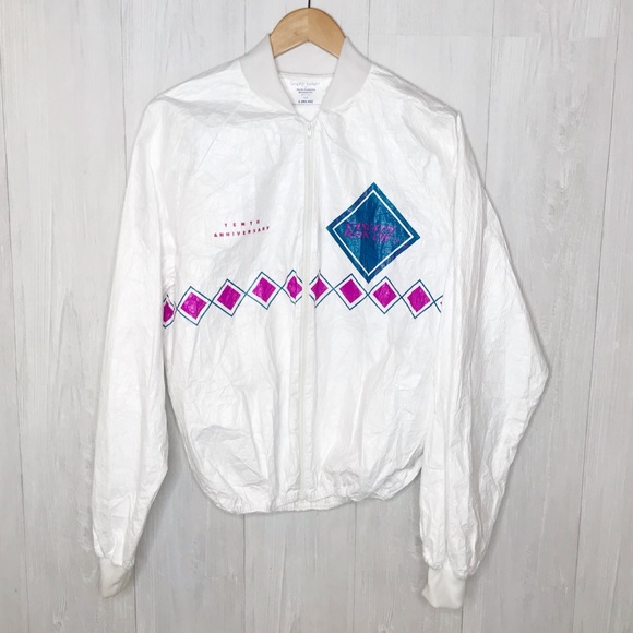 Vintage Other - [Vintage] 1988 Tyvek Running Race Jacket Sz. L